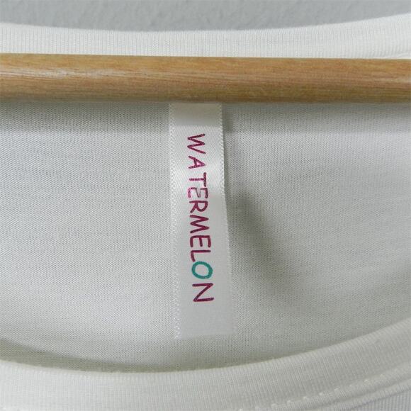 Watermelon Women's 2XL Knit Top Floral Sleeve Pullover Ivory Cream Multicolor - Picture 2 of 11